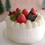 クリスマスのための苺のケーキ～ふわしっとりなスポンジで☆